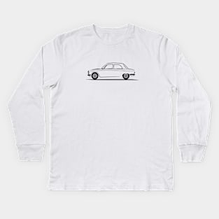 Peugeot 204 Black Kids Long Sleeve T-Shirt